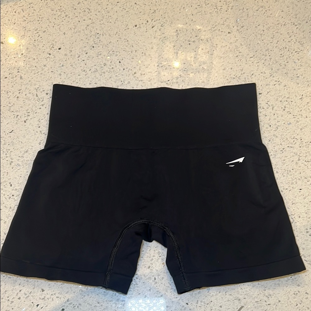 Gymshark Black Bike Shorts High-Waisted Compression, Everyday Seamless Shorts